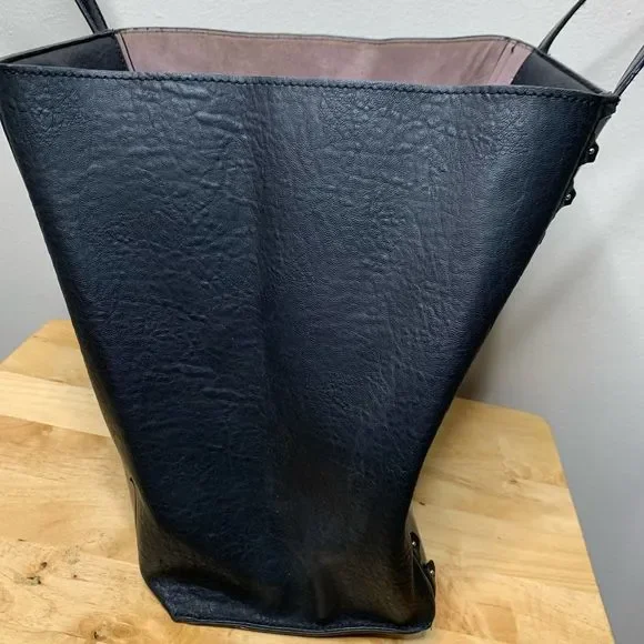 Danielle Nicole Faux Leather Tote Bag Black - Picture 8 of 15